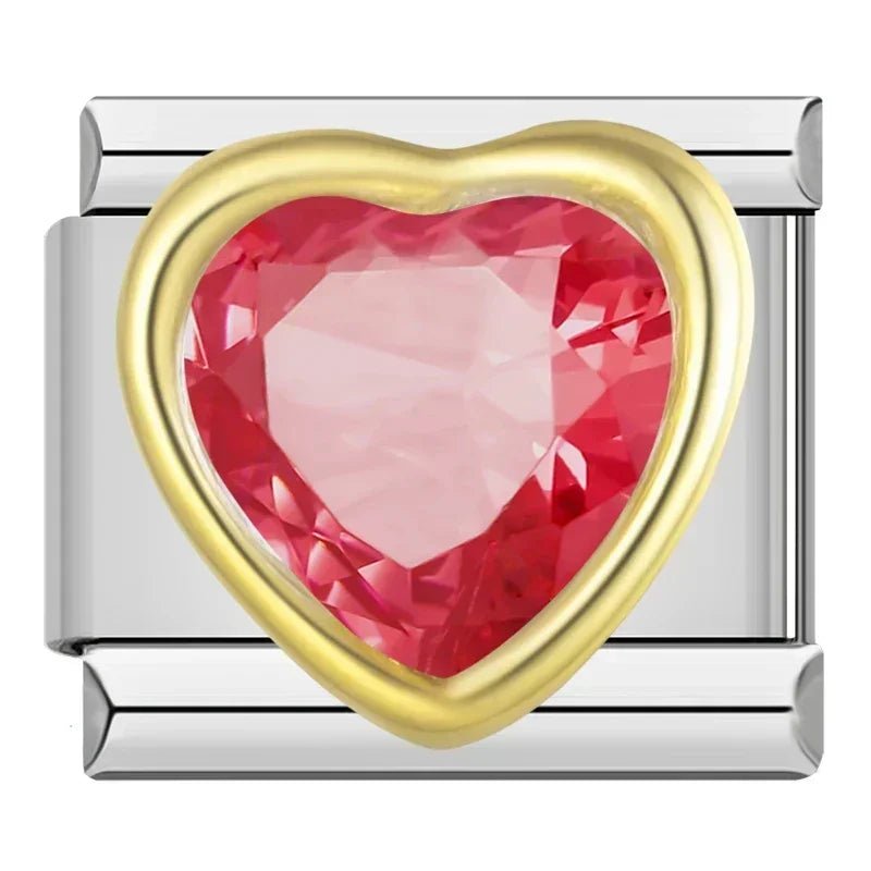 Charm Corazon Rojo - Italian Charms