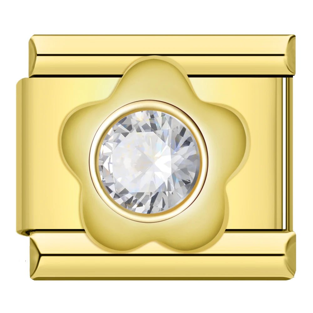 Charm Flor Brillante - Italian Charms