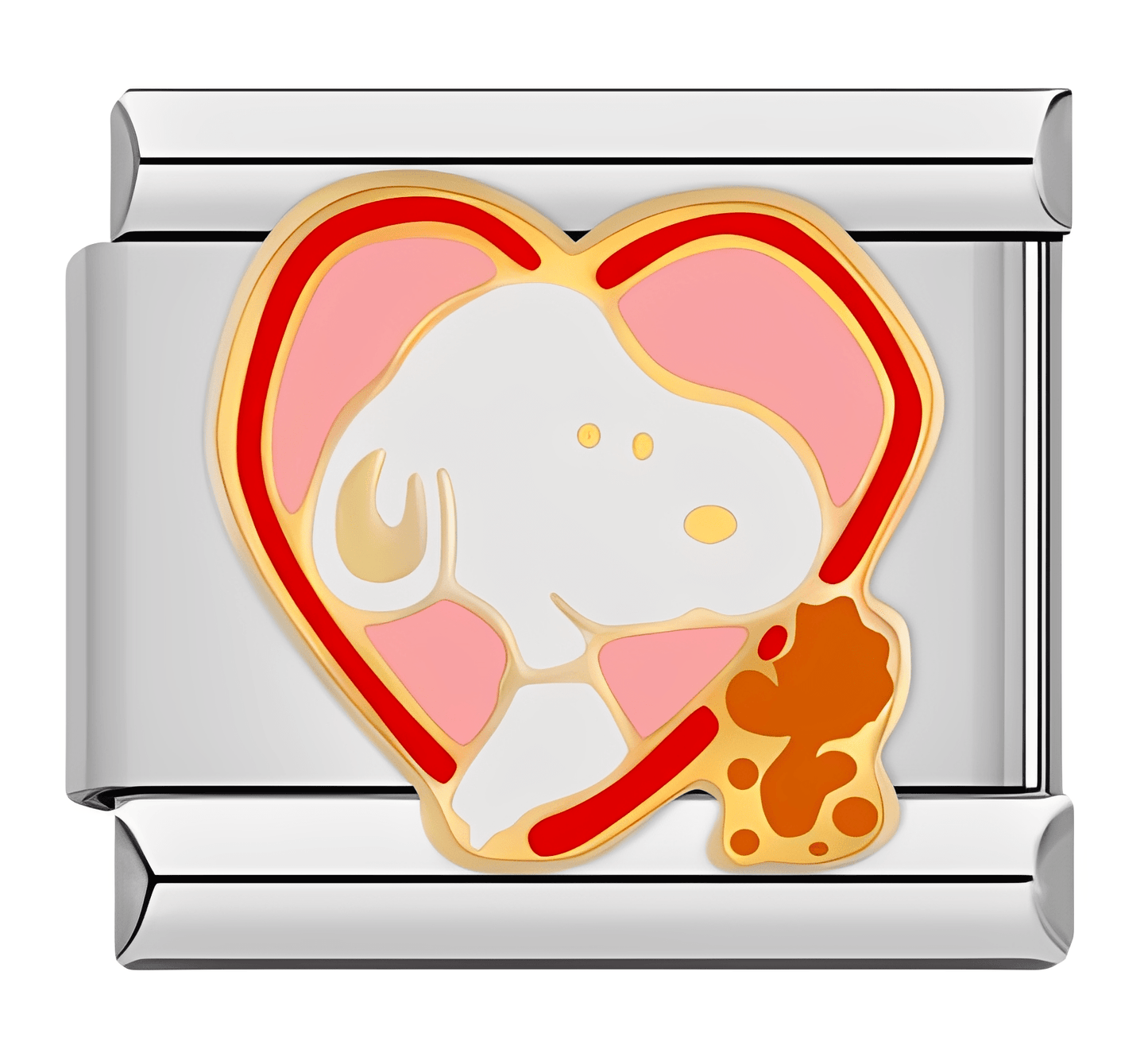 Charm Snoopy Corazón - Italian Charms