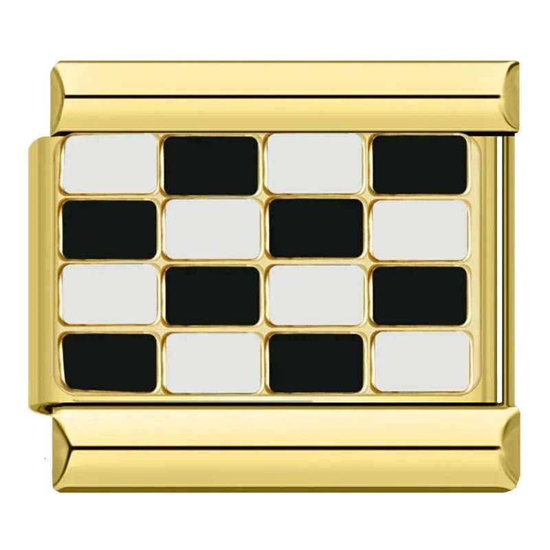 Charm Ajedrez / Bandera Formula 1 - Italian Charms