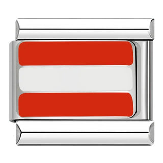 Charm Bandera de Austria - Italian Charms