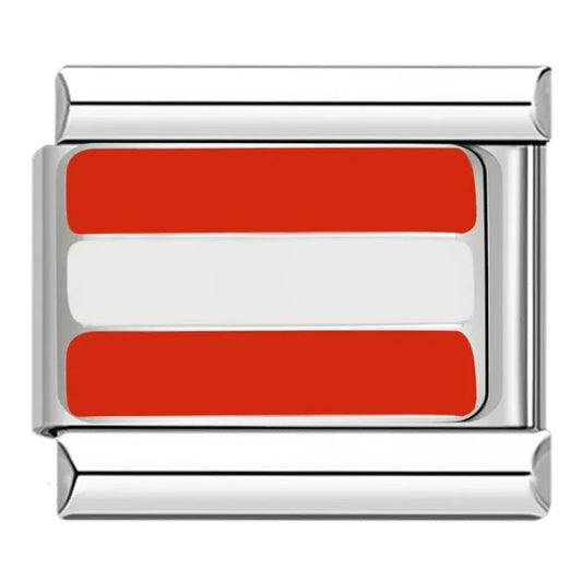 Charm Bandera de Austria - Italian Charms