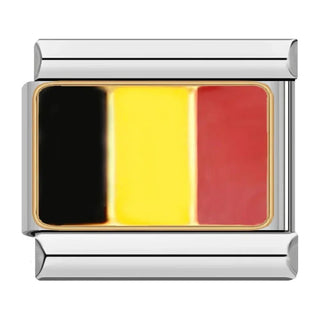 Charm Bandera de Bélgica - Italian Charms