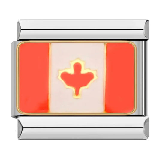 Charm Bandera de Canadá - Italian Charms