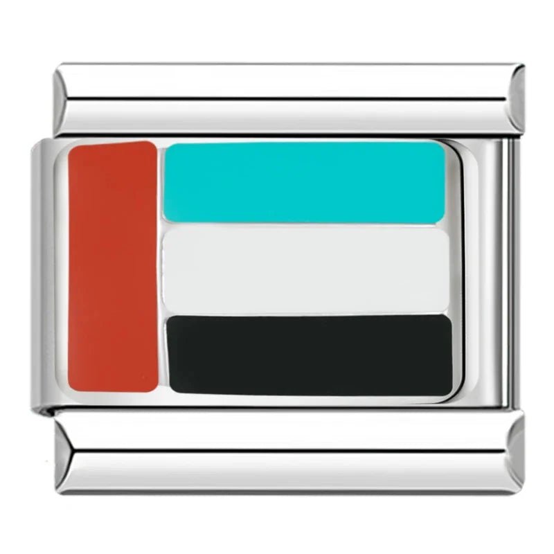 Charm Bandera de Emiratos Árabes Unidos - Italian Charms