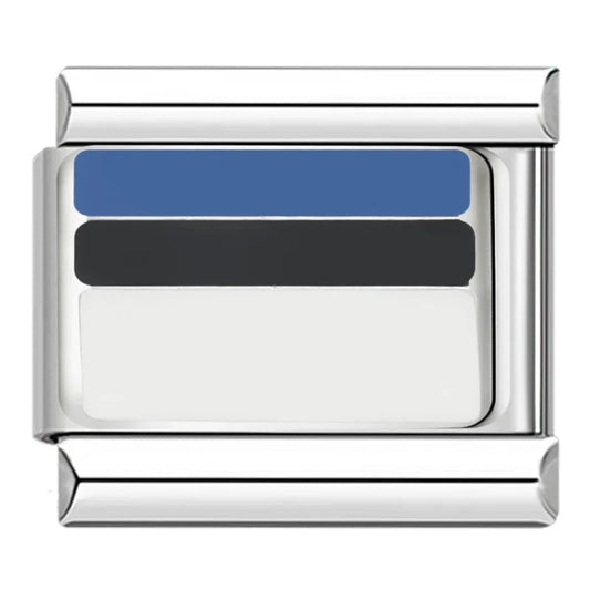 Charm Bandera de Estonia - Italian Charms