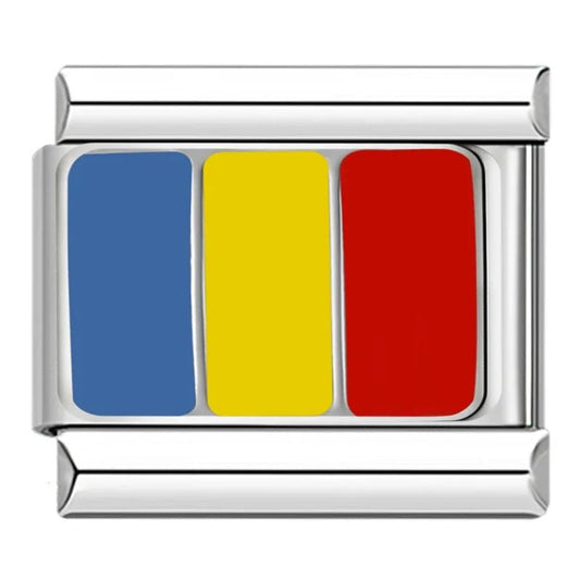 Charm Bandera de Rumania - Italian Charms