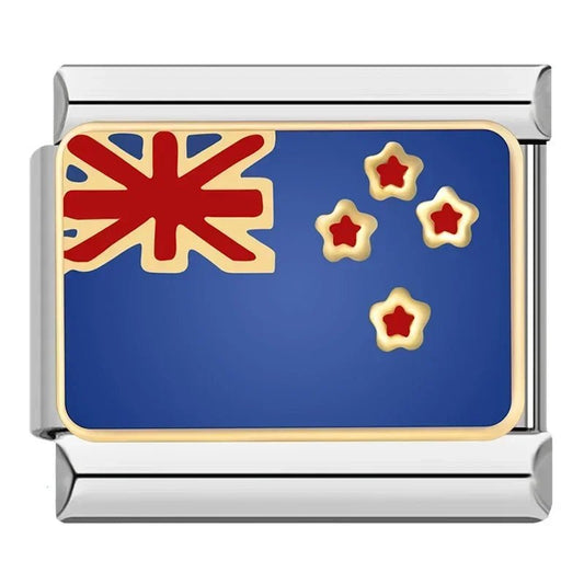 Charm Bandera Nueva Zelanda - Italian Charms