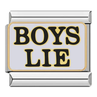 Charm Boys lie - Italian Charms