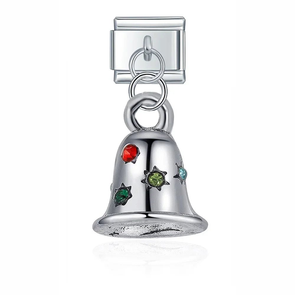 Charm campana navideña - Italian Charms