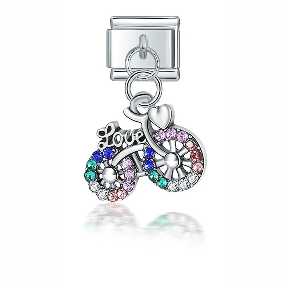 Charm Colgante bicicleta - Italian Charms