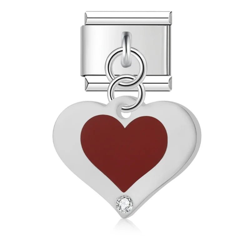 Charm Colgante corazón - Italian Charms