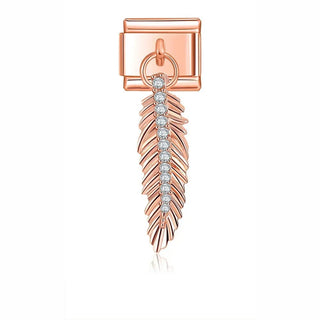 Charm Colgante pluma - Italian Charms