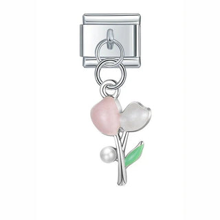 Charm Colgante tulipan - Italian Charms