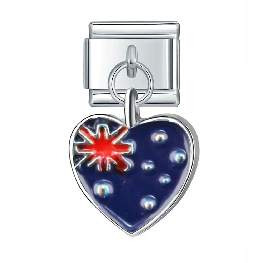 Charm Corazón Australia - Italian Charms