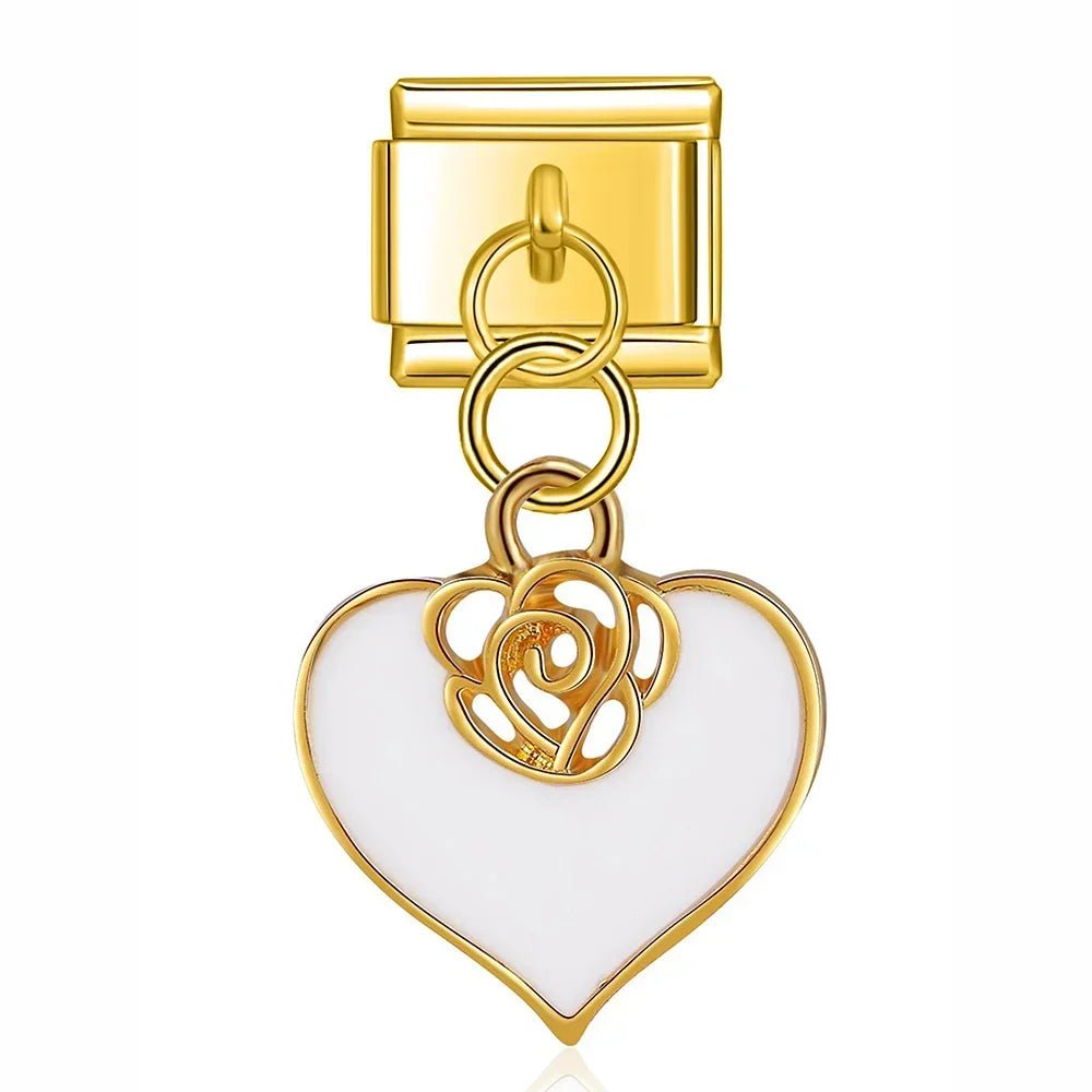 Charm Corazón dorado - Italian Charms
