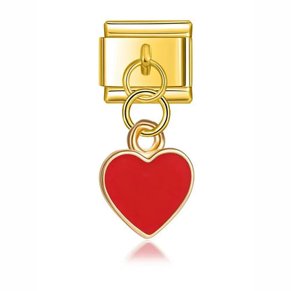 Charm Corazón rojo - Italian Charms