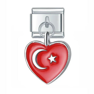 Charm Corazón Turquía - Italian Charms