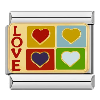 Charm Corazones - Italian Charms
