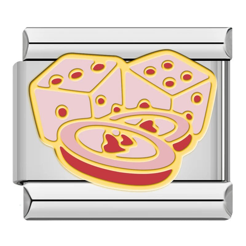 Charm Dados Suerte - Italian Charms
