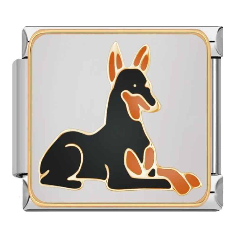Charm Doberman - Italian Charms