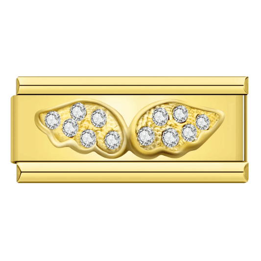 Charm Doble Alas - Italian Charms