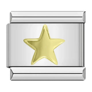 Charm Estrella dorado - Italian Charms