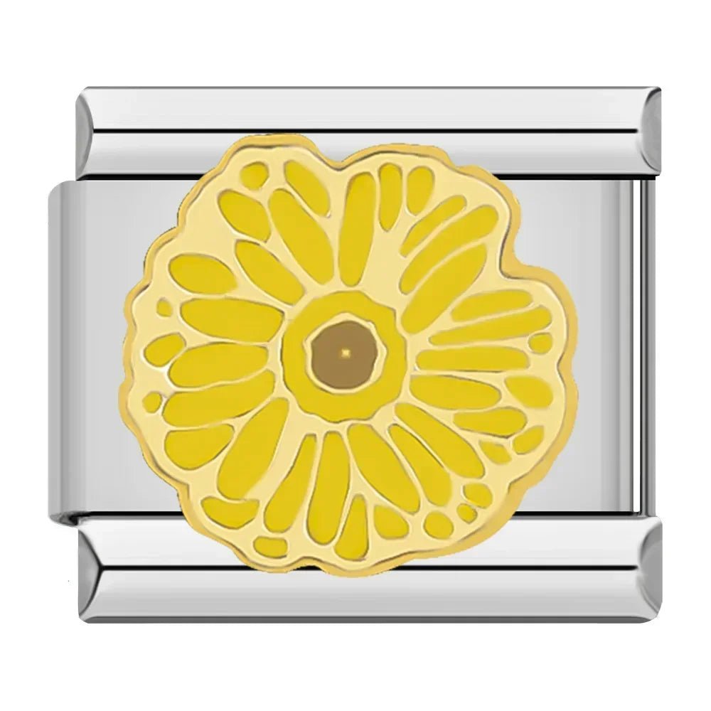 Charm Flor amarilla - Italian Charms