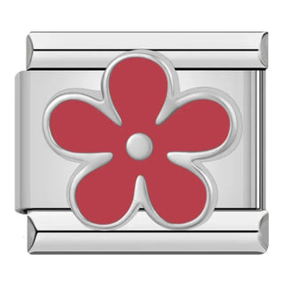 Charm Flor Rosa - Italian Charms