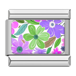 Charm Flores - Italian Charms