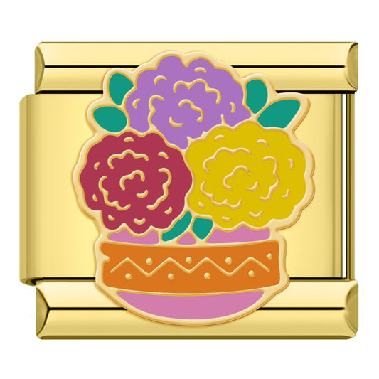Charm Flores de Cempasúchil - Italian Charms