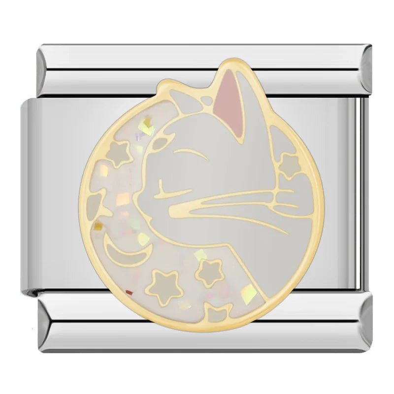 Charm Gatiti blanco - Italian Charms