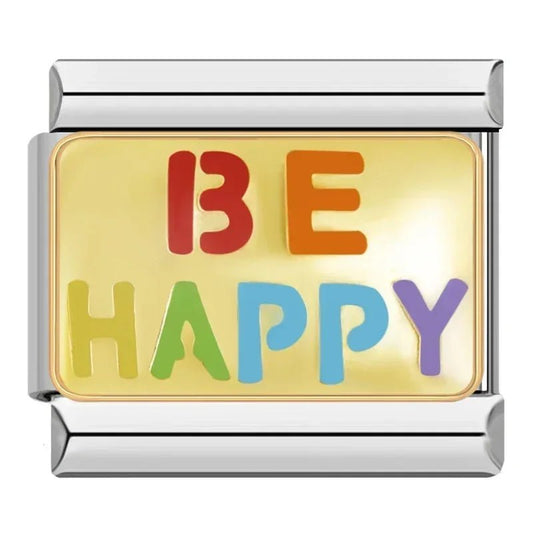 Charm Happy se feliz - Italian Charms