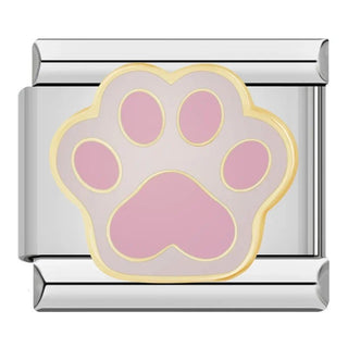 Charm Huella rosa - Italian Charms