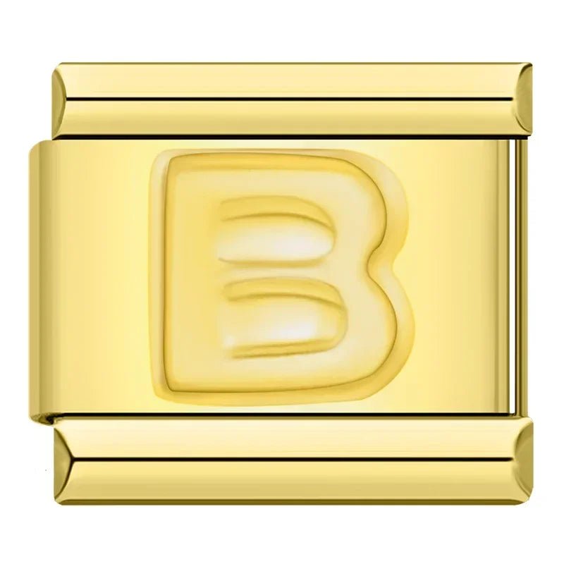 Charm Letra B - Italian Charms