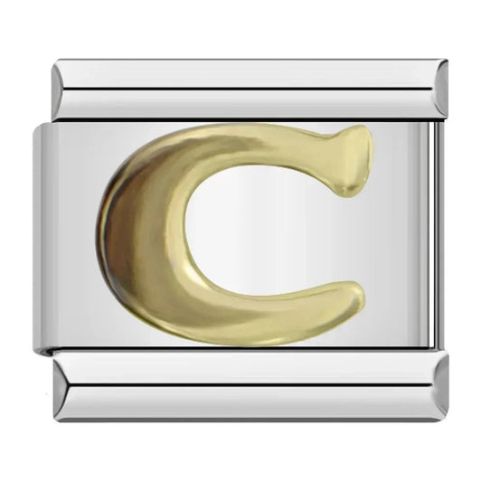 Charm Letra C - Italian Charms