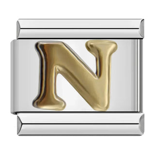 Charm Letra N - Italian Charms