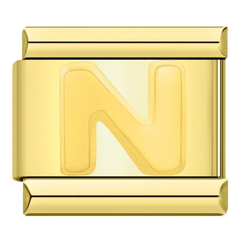 Charm Letra N - Italian Charms