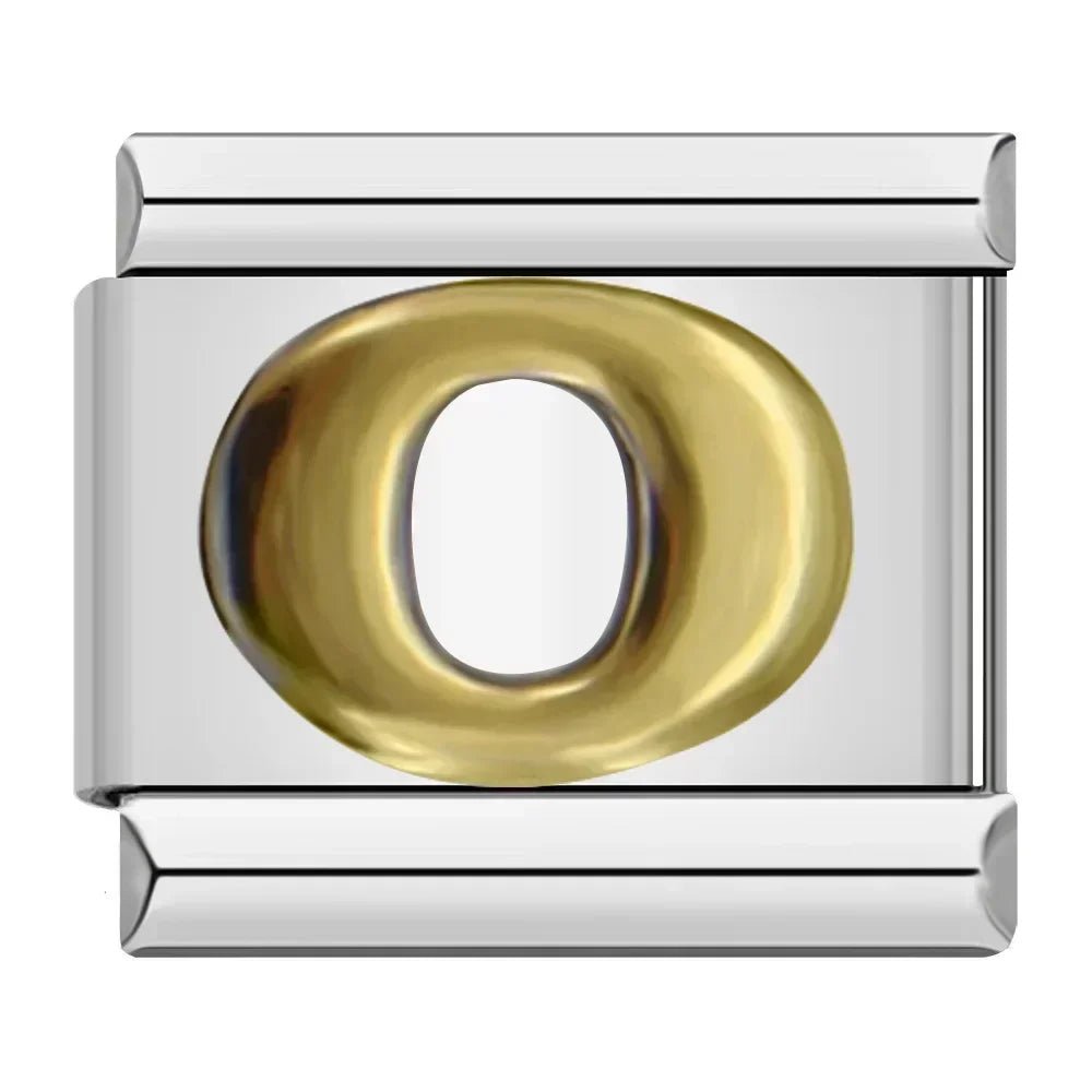 Charm Letra O - Italian Charms