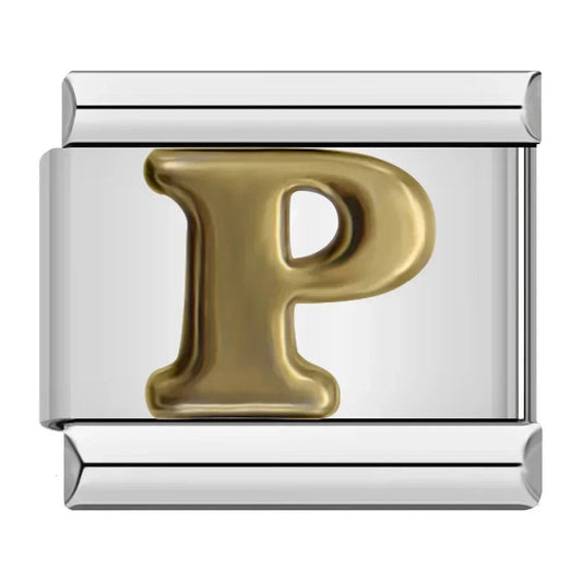 Charm Letra P - Italian Charms