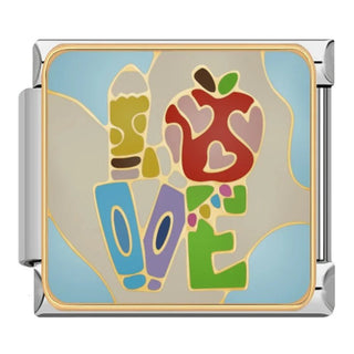 Charm Love escuela - Italian Charms