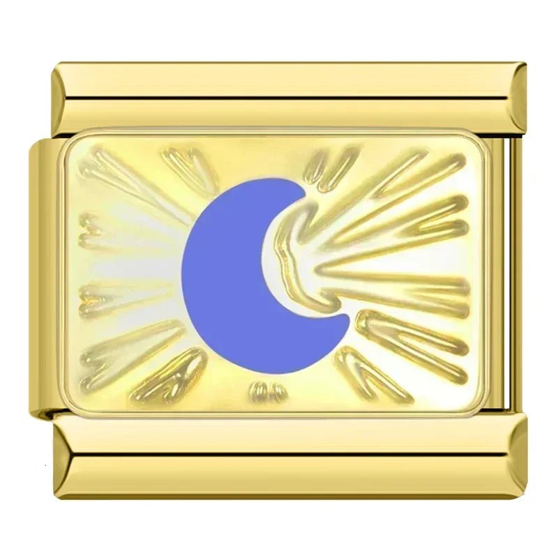 Charm Luna dorada - Italian Charms