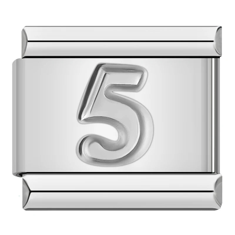 Charm Número 5 - Italian Charms