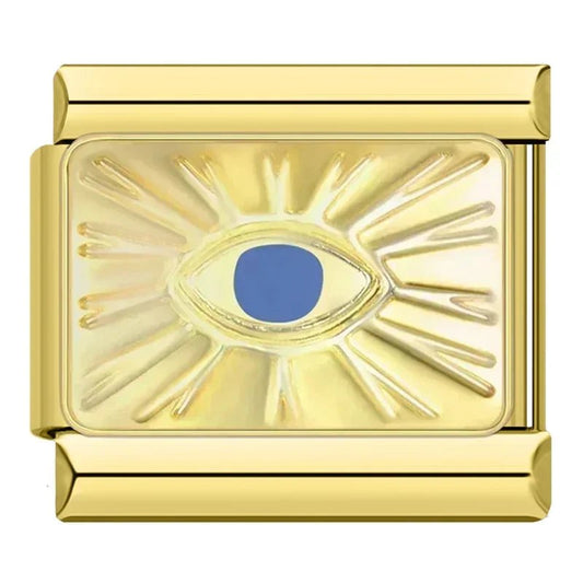 Charm Ojo dorado - Italian Charms