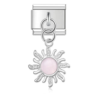 Charm Sol rosa - Italian Charms