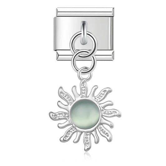Charm sol verde - Italian Charms