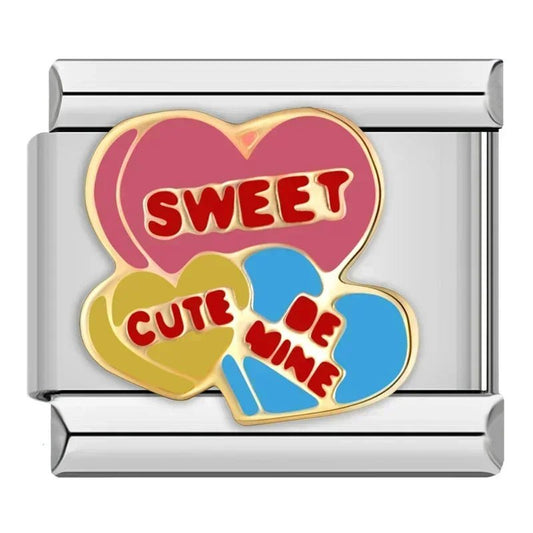 Charm Sweet Cute Be mine - Italian Charms
