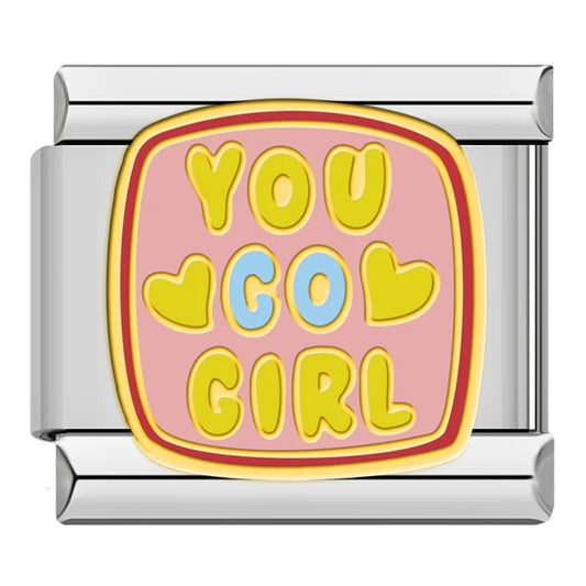 Charm You Go Girl - Italian Charms