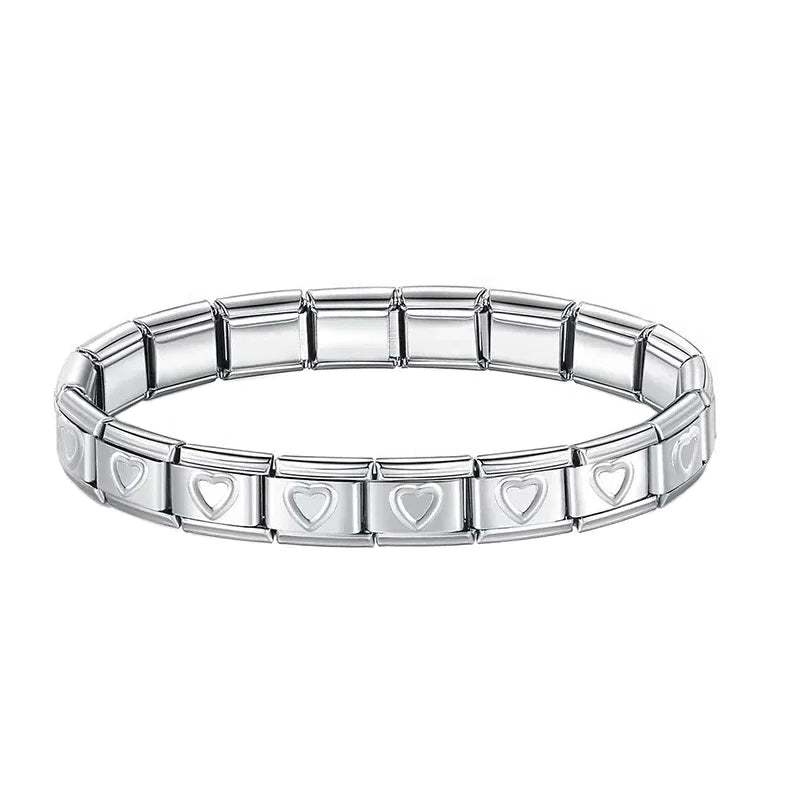 Pulsera Corazones Italiana para Charms - Italian Charms