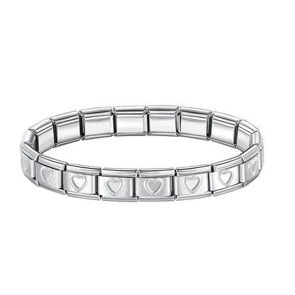 Pulsera Corazones Italiana para Charms - Italian Charms